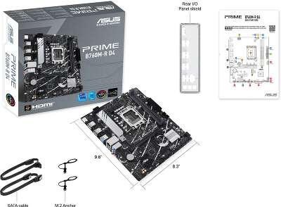 Материнская плата mATX LGA1700 ASUS PRIME B760M-R D4