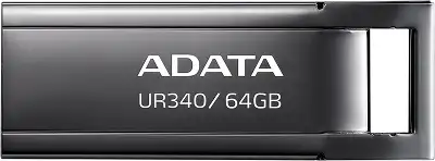 Флеш Диск A-Data 64Gb UR340 AROY-UR340-64GBK USB3.2 черный