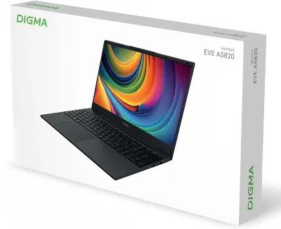 Ноутбук Digma EVE A5820 15.6" FHD IPS R3 3200U/8/512Gb SSD/W11Pro черный