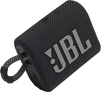 Колонка порт. JBL GO 3 черный 4.2W 1.0 BT (JBLGO3BLK)