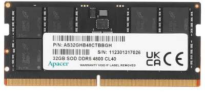 Модуль памяти DDR5 SODIMM 32Gb DDR4800 Apacer (FS.32G2A.PTH)