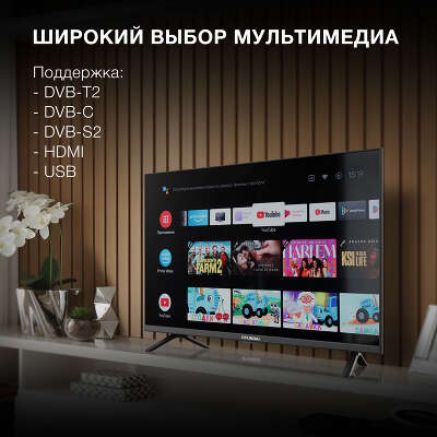 Телевизор 32" Hyundai H-LED32BS5002 HD HDMIx2, USBx1