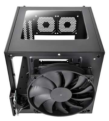 Корпус Thermaltake Core V1 черный без БП miniITX 2x80mm 1x120mm 1x140mm 2xUSB3.0 audio bott PSU