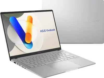 Ноутбук ASUS VivoBook S14 M5406WA-QD127 14" WUXGA OLED 4/1Tb SSD/Без OC серебристый