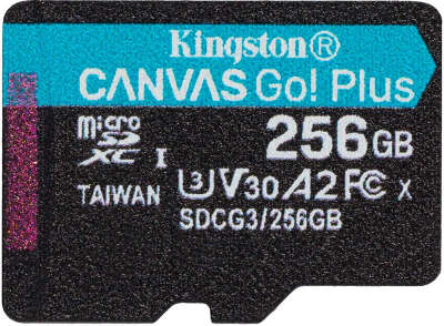 Флеш карта microSDXC 256GB Kingston SDCG3/256GBSP Canvas Go! Plus w/o adapter