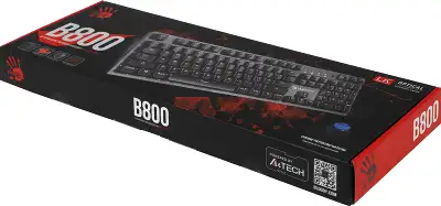 Клавиатура A4Tech Bloody B800 механическая серый/черный USB for gamer LED (B800 (NETBEE))