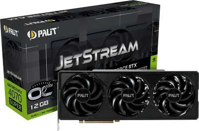 Видеокарта Palit NVIDIA nVidia GeForce RTX 4070 Super JetStream OC 12Gb DDR6X PCI-E HDMI, 3DP