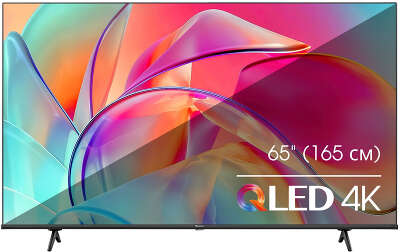 Телевизор 65" Hisense 65E7KQ, QLED, 4K UHD, черный