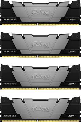 Набор памяти DDR4 DIMM 4x8Gb DDR3200 Kingston FURY Renegade Black (KF432C16RB2K4/32)