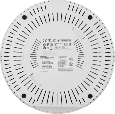 Точка доступа D-link DWL-X8630AP, LAN: 2x2.5 Гбит/с, 802.11a/b/g/n/ac/ax, 2.4 / 5 ГГц, до 2.4 Гбит/с