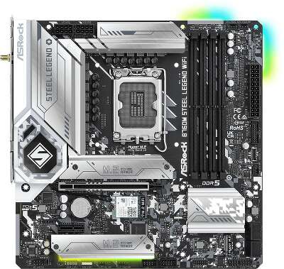 Материнская плата mATX LGA1700 ASRock B760M STEEL LEGEND WIFI