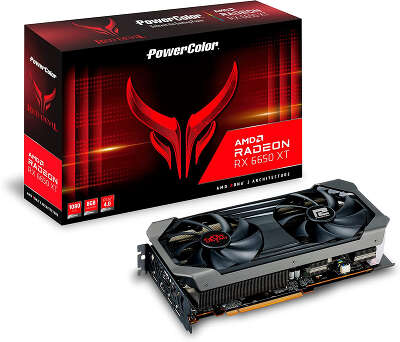 Видеокарта PowerColor AMD Radeon RX 6650 XT Red Devil OC 8Gb DDR6 PCI-E HDMI, 3DP