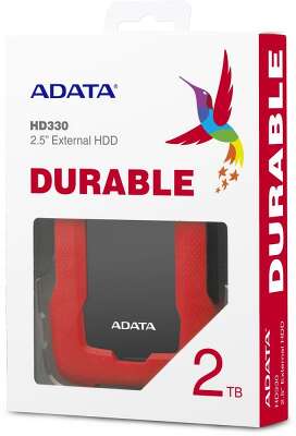 Внешний жесткий диск 2Tb [AHD330-2TU31-CRD] (HDD) ADATA HD330