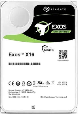 Жесткий диск SATA3 10Tb [ST10000NM001G] (HDD) Seagate Exos X16, 256Mb