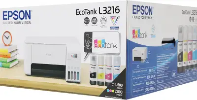 МФУ струйный Epson L3216 (C11C68518/CJ68518/CJ68502) A4 белый