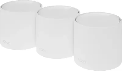 Mesh система TP-LINK DECO X50, 802.11a/b/g/n/ac/ax, 2.4/5ГГц, до 2402 Мбит/с, 3шт