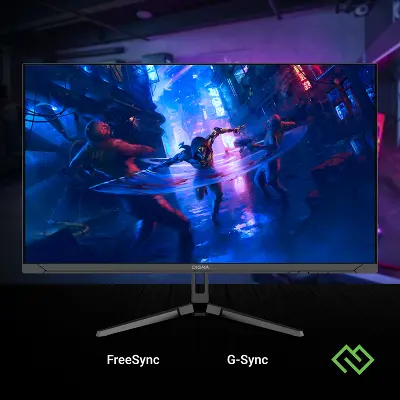 Монитор 23.8" Digma Overdrive 24P410F IPS FHD 200Hz G-Sync FreeSync HDMI, DP черный