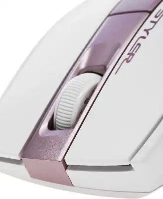 Мышь A4Tech Fstyler FG35 розовый/белый оптическая 2000dpi беспров. USB 5but (FG35 PINK)