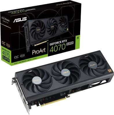 Видеокарта ASUS NVIDIA nVidia GeForce RTX 4070 Super ProArt OC 12Gb GDDR6X PCI-E HDMI, 3DP