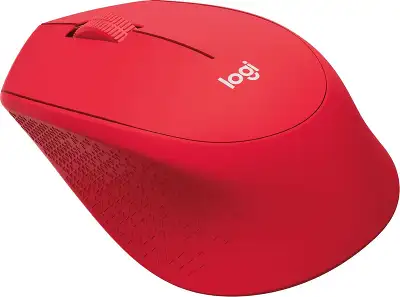 Мышь Logitech M280 красный оптическая 1000dpi беспров. USB 2but (910-004308)