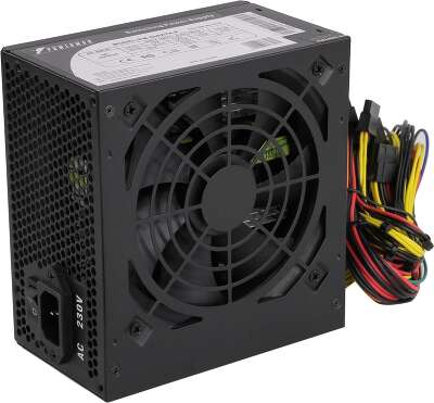 Блок питания 500 Вт ATX POWERMAN PM-500 ATX-F Black, 120 мм