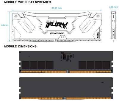 Набор памяти DDR5 SODIMM 2x16Gb DDR6000 Kingston FURY Renegade RGB (KF560C32RSAK2-32)