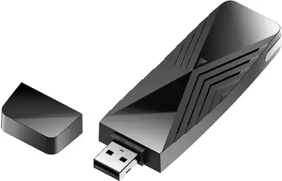 Сетевой адаптер Wi-Fi D-Link DWA-X1850 DWA-X1850/A1A AX1800 USB 3.0 (ант.внутр.) 2ант.