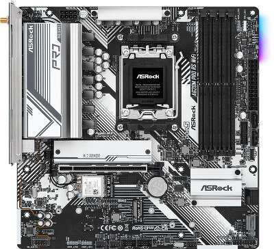 Материнская плата mATX LGAAM5 ASRock A620M PRO RS WIFI