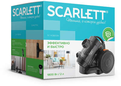 Пылесос Scarlett SC-VC80C65 1800Вт черный