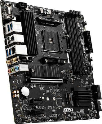 Материнская плата MSI B550M PRO-VDH WIFI Soc-AM4 AMD B550 4xDDR4 mATX AC`97 8ch(7.1) GbLAN RAID+HDMI+DP