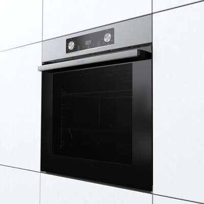 Духовой шкаф Электрический Gorenje BO6735E05X нержавеющая сталь/черный