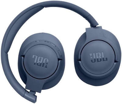 Гарнитура мониторные JBL Tune 720 BT 1.2м синий беспроводные bluetooth оголовье (JBLT720BTBLU)