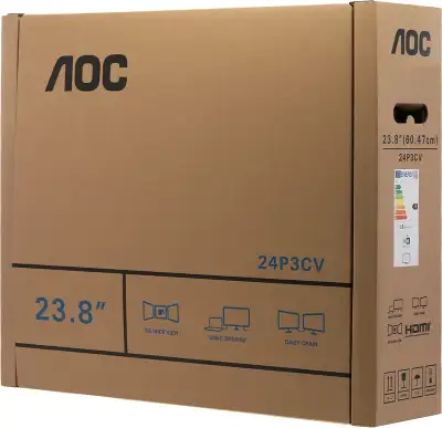 Монитор 24" AOC 24P3CV IPS FHD HDMI, DP, USB Type-C USB-Hub