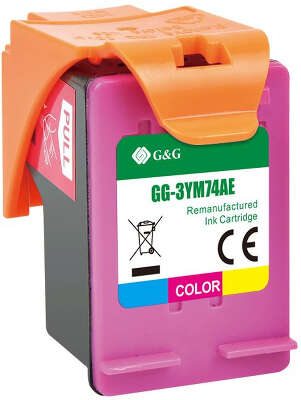 Картридж струйный G&G GG-3YM74AE 653 многоцветный (18мл) для HP DeskJet Plus Ink Advantage 6075/6475