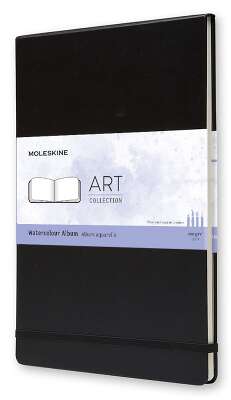 Блокнот для акварели Moleskine ART WATERCOLOUR ARTBF833 A4 60стр. твердая обложка черный