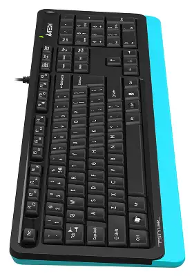 Клавиатура A4Tech Fstyler FKS10 черный/синий USB (FKS10 BLUE)