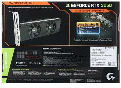 Видеокарта GIGABYTE NVIDIA nVidia GeForce RTX 3050 OC 6Gb DDR6 PCI-E 2HDMI, 2DP