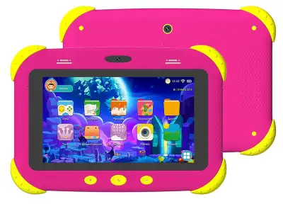 Планшет Digma CITI Kids MT8321 (1.3) 4C RAM2Gb ROM32Gb 7" IPS 1024x600 3G 1Sim Android 9.0 розовый 2Mpix 0.3Mpix BT WiFi microSDHC 64Gb 2800mAh