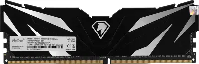 Модуль памяти DDR4 DIMM 8Gb DDR3200 Netac Shadow II Black (NTSWD4P32SP-08K)