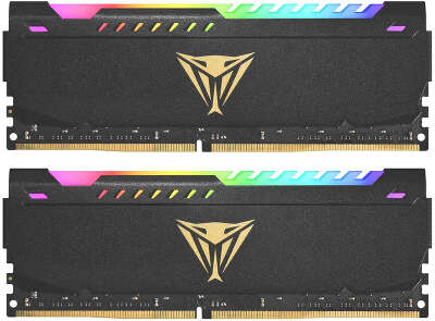 Память DDR4 2x8Gb 3200MHz Patriot PVSR416G320C8K Viper Steel RGB RTL Gaming PC4-25600 CL18 DIMM 288-pin 1.35В dual rank с радиатором Ret