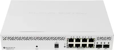 Коммутатор MikroTik Cloud Smart Switch CSS610-8P-2S+IN, управляемый