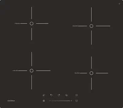 Индукционная варочная поверхность Darina PL EI313 B черный