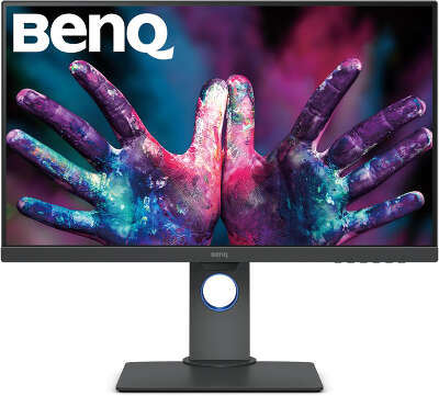 Монитор 27" BenQ PD2705Q IPS WQHD HDMI, DP, USB Type-C USB-Hub темно-серый