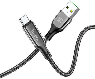 Кабель Hoco S51 5A Extreme USB (m)-USB Type-C (m) 1.2м черный S51 5A EXTREME