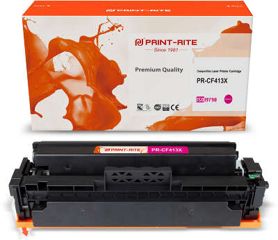 Картридж лазерный Print-Rite TFHAXJMPU1J PR-CF413X CF413X пурпурный (5000стр.) для HP LJ M452DW/DN/NW M477FDW/M477FDN/M477FNW