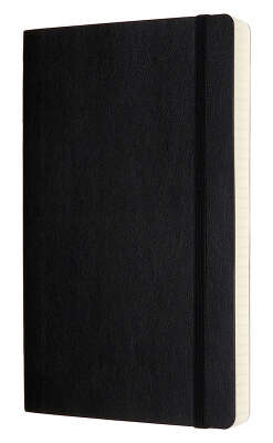 Блокнот Moleskine CLASSIC SOFT EXPENDED QP617EXP Large 130х210мм 400стр. клетка мягкая обложка черный