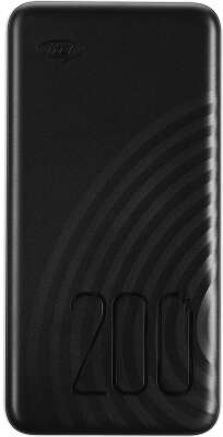 Мобильный аккумулятор Itel Star 200 20000mAh 2.1A 2xUSB-A черный