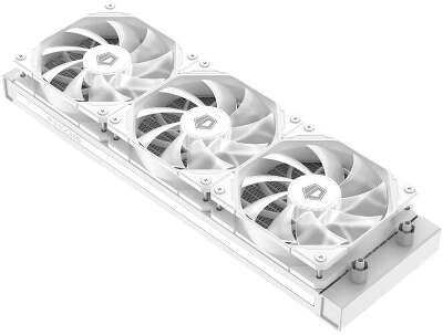 Жидкостное охлаждение ID-COOLING DASHFLOW 360 BASIC WHITE, 350 Вт, 3x12 см, white LED