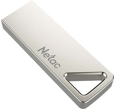 Модуль памяти USB2.0 Netac U326 64 Гб серебристый [NT03U326N-064G-20PN]