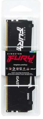 Модуль памяти DDR5 DIMM 32Gb DDR5600 Kingston FURY Beast RGB (KF556C40BBA-32)